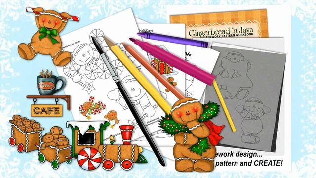 Gingerbread and Java Pattern Book смотреть онлайн