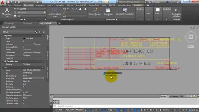 AutoCAD: Schriftfeld erstellen - automatische Zeichnungsname und automatisches Plotdatum смотреть онлайн