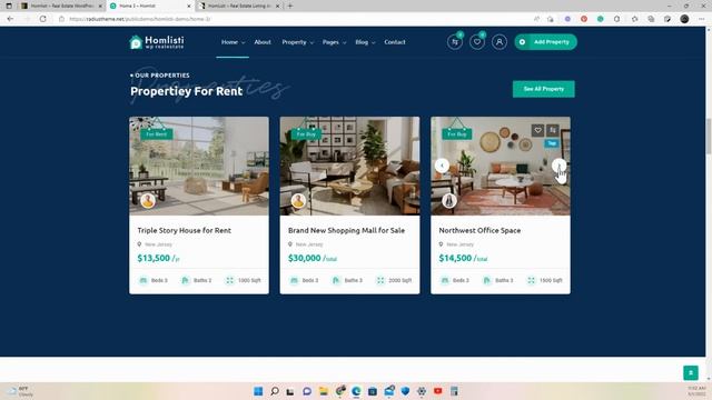 Homlisti Real Estate WordPress Theme + RTL смотреть онлайн