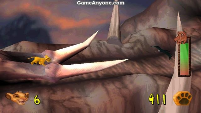 The Lion King: Simba's Mighty Adventure (PS1) - Part 2 (Graveyard) смотреть онлайн