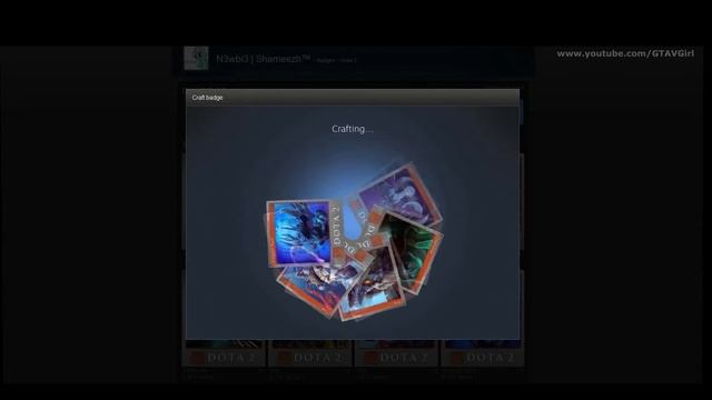 Dota 2 Foil Badge Crafting смотреть онлайн