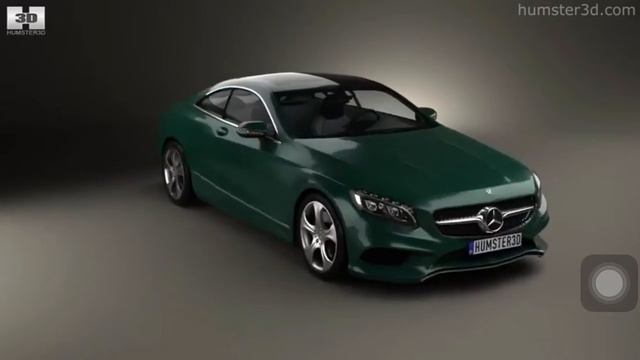 Merdesc Benz S class c217 2014 3D model store by humster3dcom смотреть онлайн