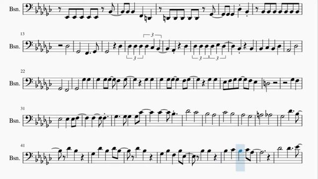 Bassoon Sheet Music: How to play Black Rover (Black Clover) by Vickeblanka смотреть онлайн