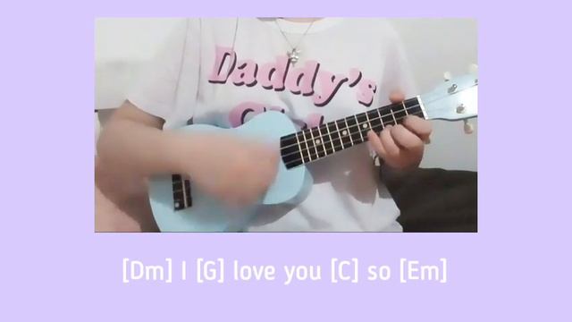 I love you so - The Walters (ukelele tutorial) смотреть онлайн