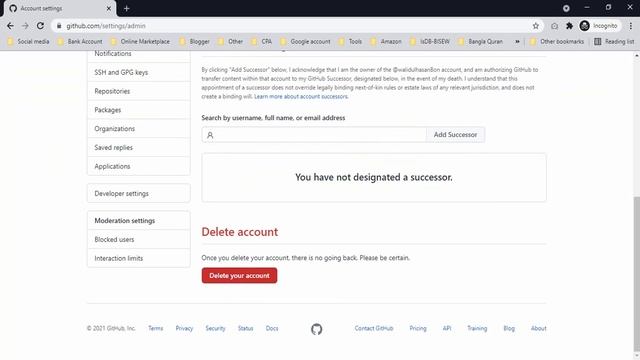 1 2 1 Permanently delete you GitHub account github com смотреть онлайн