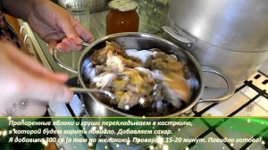 Натуральный яблочно-грушевый сок (в домашних условиях). Яблочно-грушевое повидло.