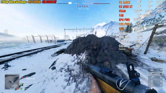 Battlefield V - RX 6900 XT + R5 5600X - 1080p, 1440p & 4K - Ultra & Low Settings смотреть онлайн