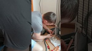 засор фильтра осушителя в холодильнике веко, заправка фреоном.