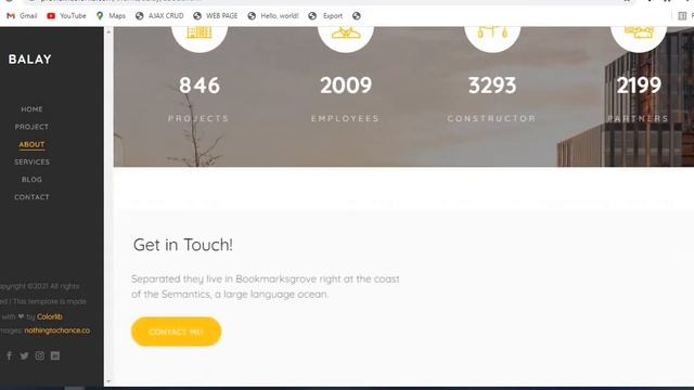 website Using HTML CSS BOOTSTRAP смотреть онлайн