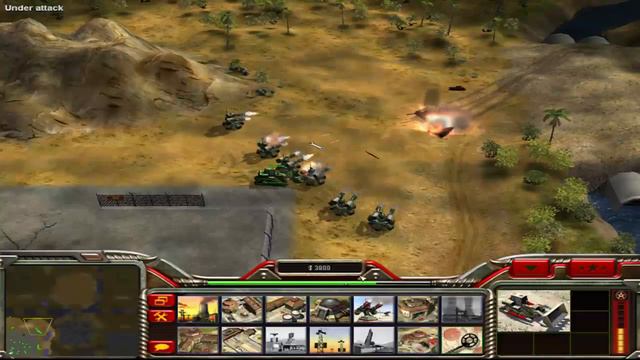 C&C Generals Rise of the Reds 1.7 mod - Skirmish / Red rock - China Vs Russia 1/3 [HD] смотреть онлайн