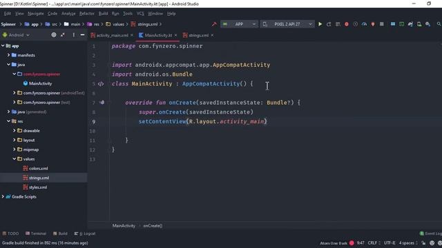 Cara Membuat Spinner Di Android Studio (Kotlin) смотреть онлайн