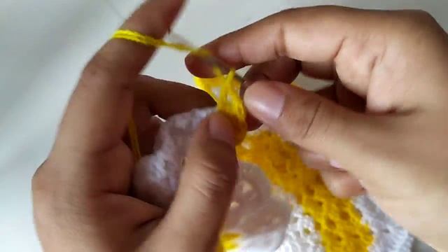 Платье крючком с круглой кокеткой СОЛНЫШКО часть4. Завершение. смотреть онлайн