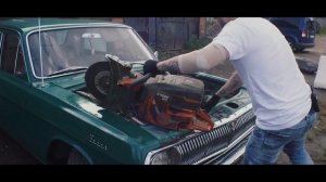 Газ 24 "Капитан Вьетнам". Свап двигателя змз41 в волгу. Серия 5.