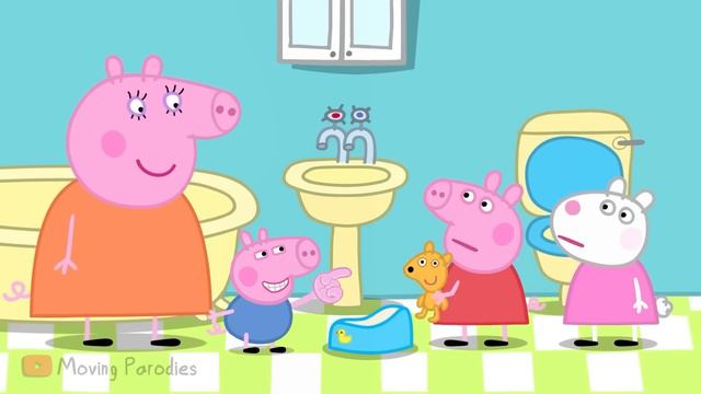 I edited Peppa Pig so George can go to the toilet but I failed! 🤣😂🤡 смотреть онлайн