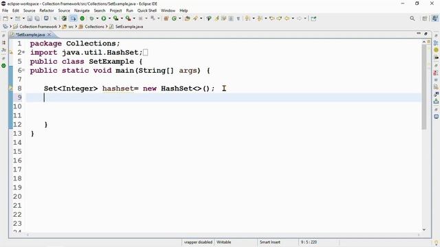 HashSet in Java смотреть онлайн