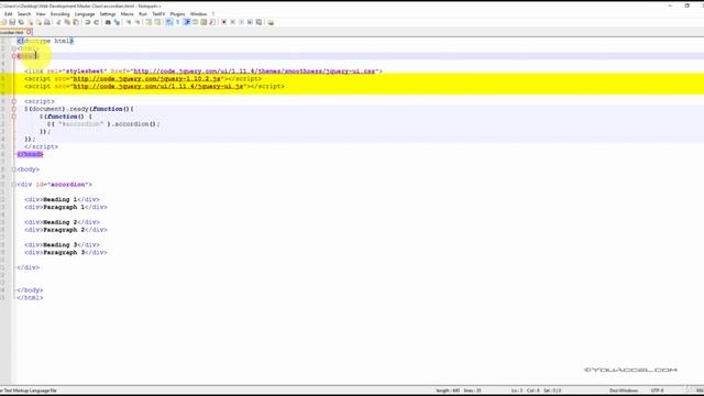 28 jQuery Accordian Menu смотреть онлайн