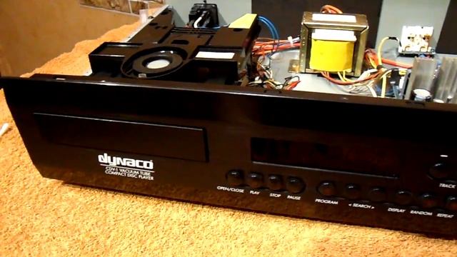 CD проигрыватель Dynaco CDV-1. Обзор и профилактика. смотреть онлайн