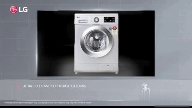 LG 7 Kg 5 Star Inverter Touch panel Fully-Automatic Front Load Washing Machine with In-Built Heater