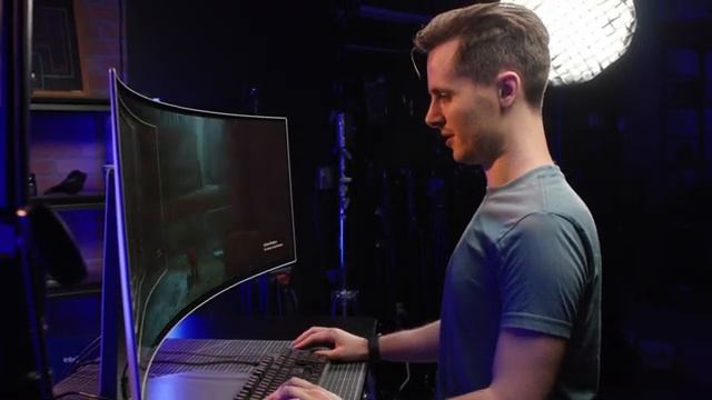 Samsung 49" Odyssey OLED G95SC Ultrawide Curved Monitor смотреть онлайн