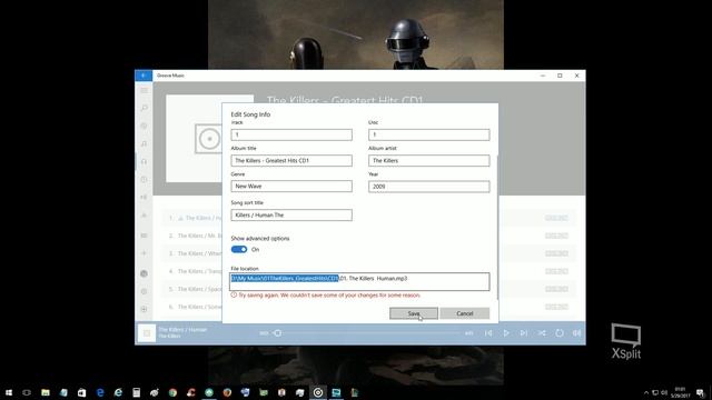 Edit Song Info on Groove Music смотреть онлайн