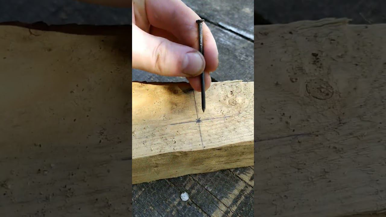 Забивай гвозди правильно! #лайфхаки смотреть онлайн