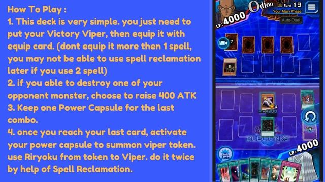 [Duel Links] How To Use Victory Viper To Farm LD 40 (F2P Friendly) смотреть онлайн