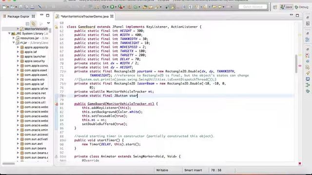 A simple multi-threading Java game with monitor pattern -- part5 смотреть онлайн
