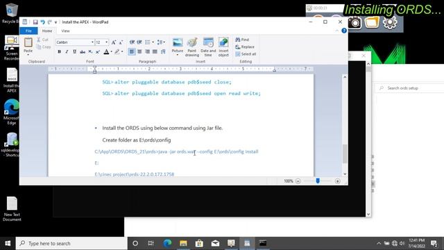 Install Oracle Apex 22.1 | Database 21c XE | ORDS 22 | Windows смотреть онлайн