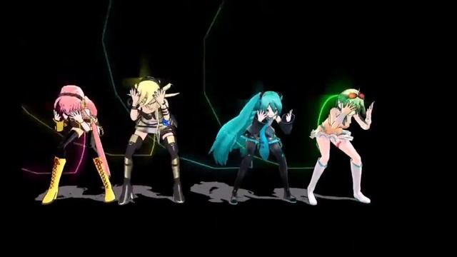 Хацуне Мику с подругами Танец смотреть онлайн