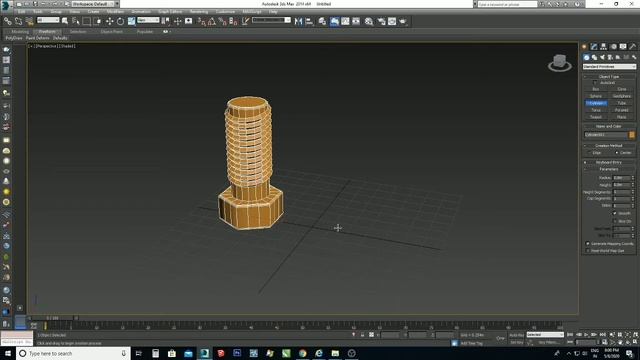 Nut Bolt Modeling in 3DS Max смотреть онлайн