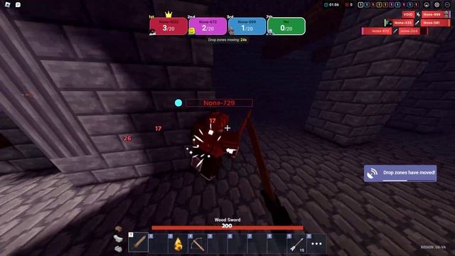 NEW Skull Drop Mode Pro Gameplay (Roblox Bedwars) смотреть онлайн