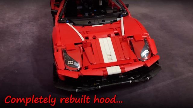 LEGO Technic Ferrari 488 GTE (42125 MOD) смотреть онлайн