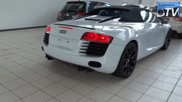 Audi R8 4.2 FSi Spyder - Start Up Sound (1080p FULL HD) смотреть онлайн