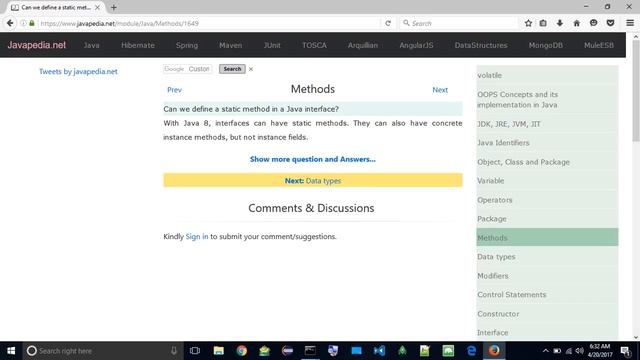 Can we define a static method in a Java interface?
| javapedia.net смотреть онлайн