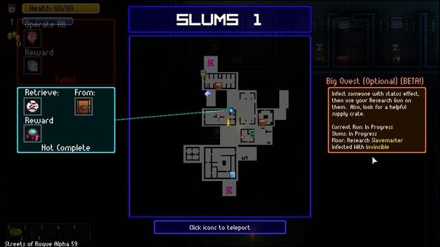 Streets of Rogue : Scientist Big quest - How to use research gun. смотреть онлайн