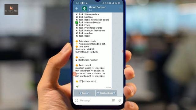 How to change time zone telegram bot | Group booster me timezone kaise change kare. смотреть онлайн