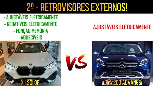 BMW X1 sDRIVE20i GP VS MERCEDES GLA 200 ADVANCE! 10 PONTOS EM QUE O BMW É MELHOR! смотреть онлайн