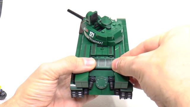 LEGO T-34/76 tank mod 1943 stamped turret. My set review (A MOC) смотреть онлайн