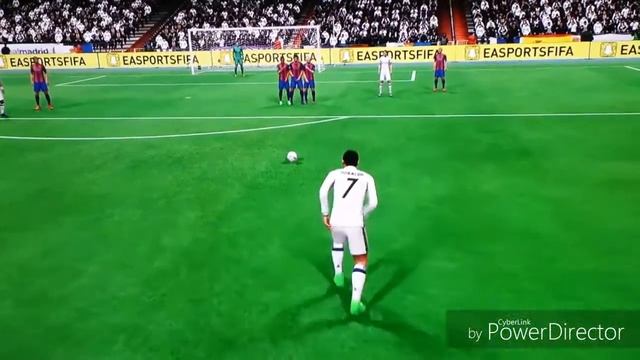 Штрафной удар Роналду в FIFA 17 смотреть онлайн