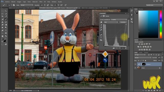 Adobe Photoshop CC 2014, Escalas de grises en mascaras de capa, Curso avanzado español cap 5 смотреть онлайн
