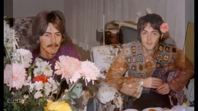 ♫ George Harrison & Paul McCartney in Falsterbo, to meet meditation teacher Marharishi 1967 смотреть онлайн