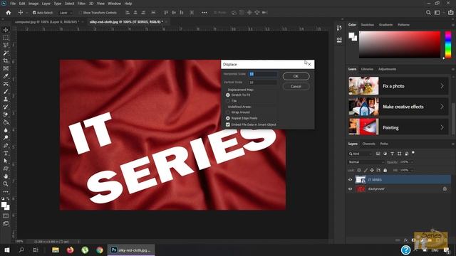 Displace Filter in Photoshop ( Urdu/Hindi) смотреть онлайн