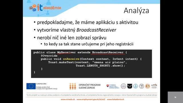 Android - Broadcast receiver смотреть онлайн