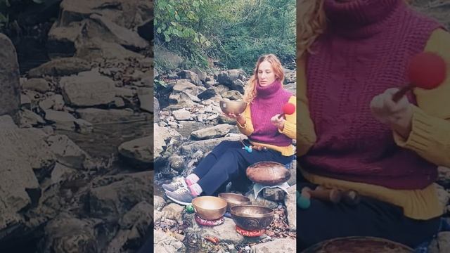 Медитация на вершине Горы. Тибетские Поющие Чаши + Ангелотерапия. смотреть онлайн