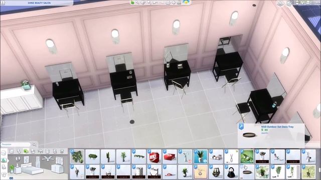 SHINE BEAUTY SALON + BEAUTY ACADEMY (Salão de beleza) | The Sims 4 | Speed Build смотреть онлайн