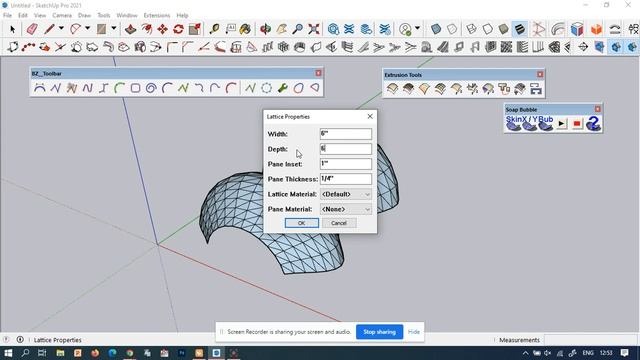 Sketch Up Use of Plugin ( Extrusion tool ) смотреть онлайн