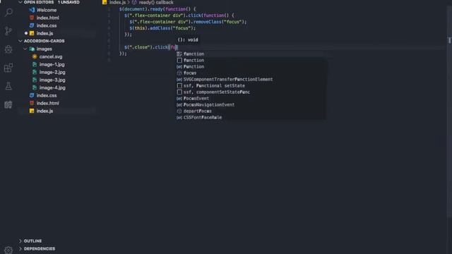 Accordion Cards Animation with HTML, CSS & Javascript смотреть онлайн