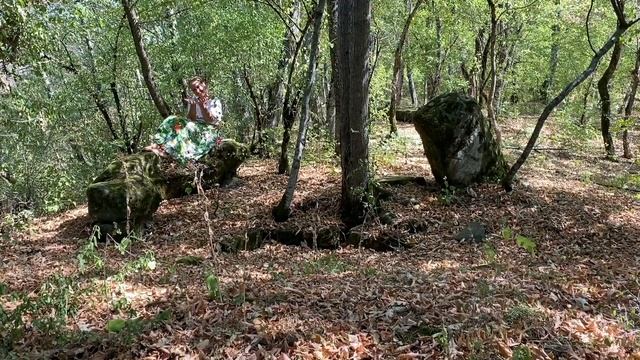 6 дольменов рядом с трассой М4 Дон/ с. Возрождение, соседний, с ул. Мира, поворот к дольменам. смотреть онлайн