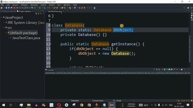 Java Tutorial #37 - Singleton Design Pattern in Java Programming (Examples) смотреть онлайн