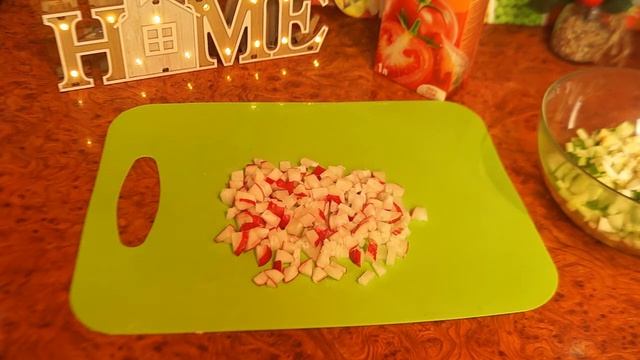 Летний суп с томатным соком